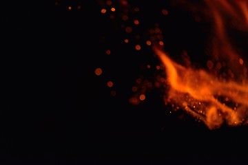 Image showing fire flame background