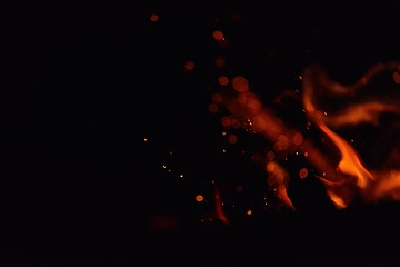 Image showing fire flame background