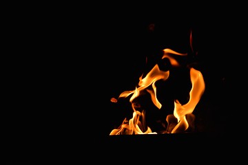 Image showing fire flame background