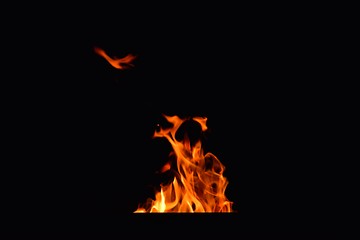 Image showing fire flame background