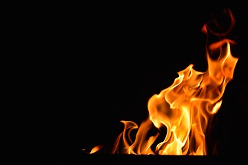 Image showing fire flame background