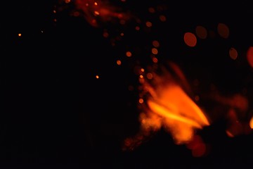 Image showing fire flame background