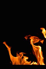 Image showing fire flame background