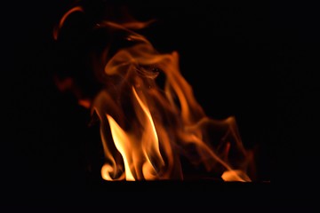 Image showing fire flame background