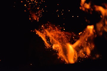 Image showing fire flame background