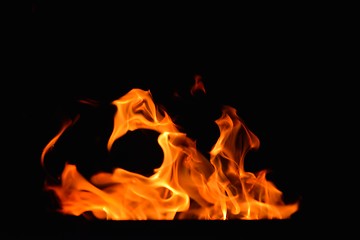 Image showing fire flame background