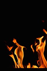 Image showing fire flame background