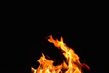 Image showing fire flame background