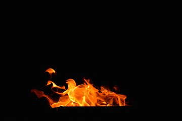 Image showing fire flame background