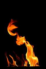 Image showing fire flame background