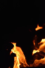 Image showing fire flame background