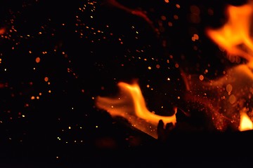 Image showing fire flame background