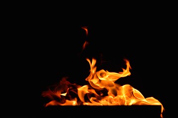 Image showing fire flame background