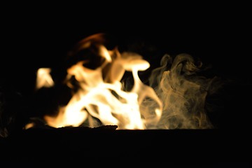 Image showing fire flame background