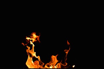 Image showing fire flame background