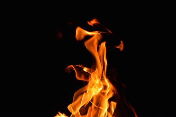 Image showing fire flame background