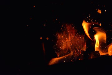 Image showing fire flame background