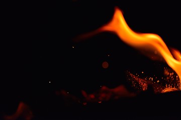 Image showing fire flame background