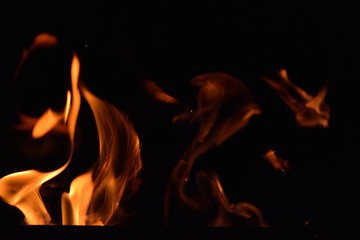 Image showing fire flame background