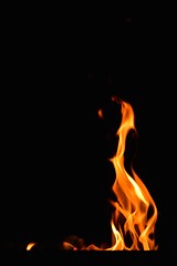 Image showing fire flame background