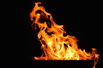 Image showing fire flame background