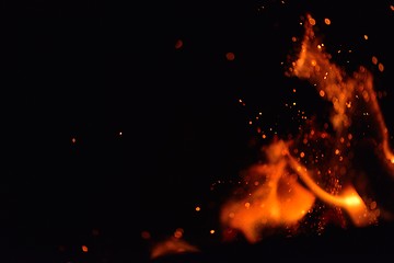 Image showing fire flame background