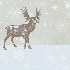 Image showing Christmas deer