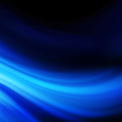 Image showing Blue smooth twist light lines background.