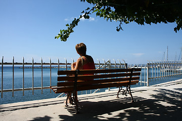 Image showing Leisure on the seaside