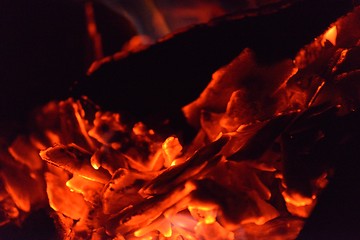 Image showing fire flame background