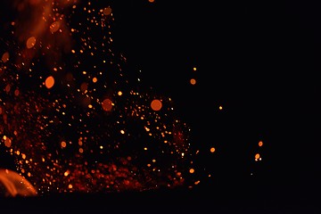 Image showing fire flame background