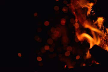 Image showing fire flame background