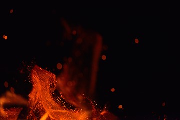 Image showing fire flame background