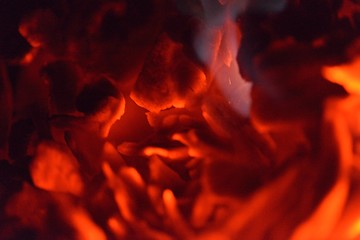 Image showing fire flame background