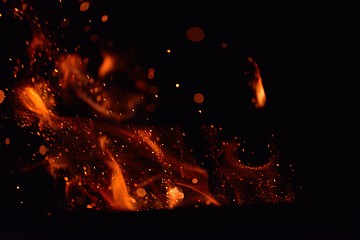 Image showing fire flame background