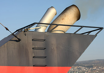 Image showing Ship chimney