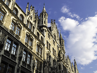 Image showing Closeup of the city hall in Munic