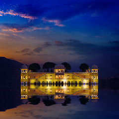 Image showing India landmark - Jal Mahal Lake Palace