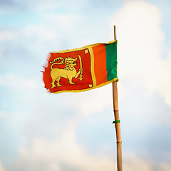 Image showing Democratic Socialist Republic of Sri Lanka flag