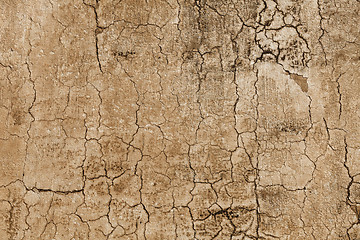 Image showing Pattern - concrete wall with cracks