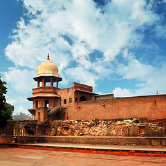 Image showing Ruins of an ancient fort. India, Agra