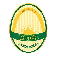 Image showing Beer label design.