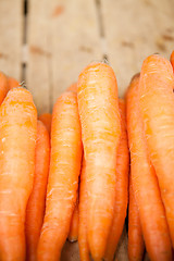 Image showing Fresh carrots