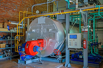 Image showing Steam boiler