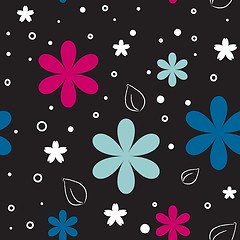 Image showing Floral seamless beautiful pattern
