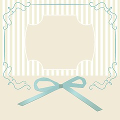 Image showing Vintage vector frame on  beautiful background