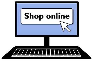 Image showing Computer shop online