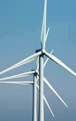 Image showing Three wind turbines