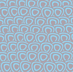 Image showing Seamless pattern with hand drawn  squares