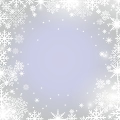 Image showing Christmas background in pastel colors